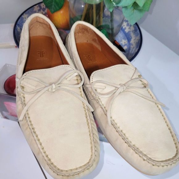 NEW MENS FRYE BOAT SHOES / DRIVING SHOES MOCCASINS. 9D W main image 10
